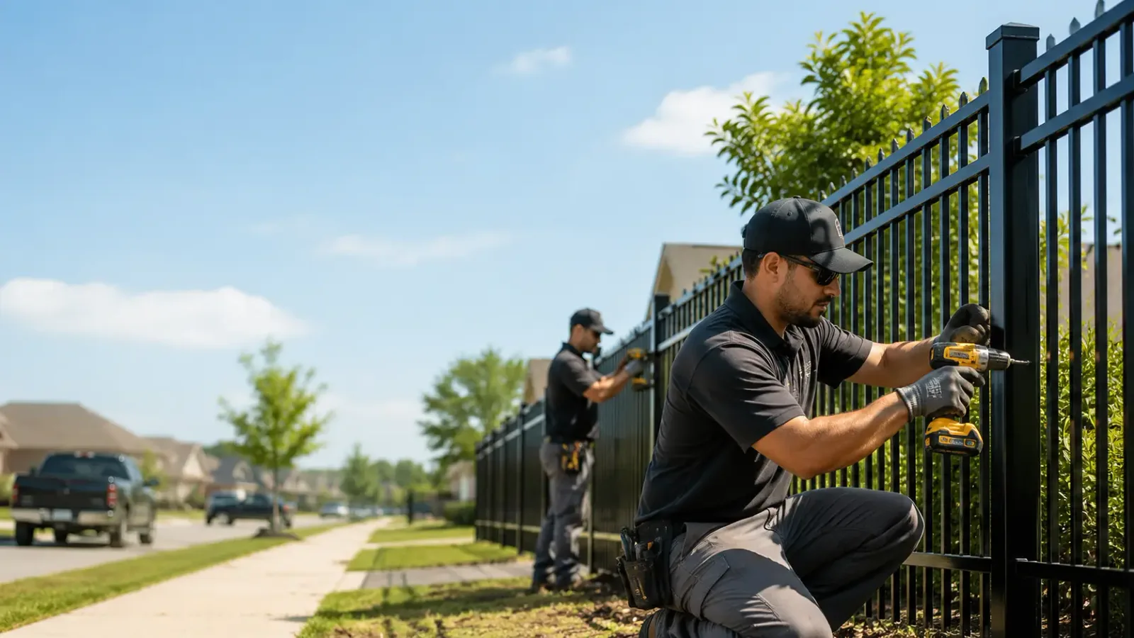Metal Fence Installation in West Newton, IN